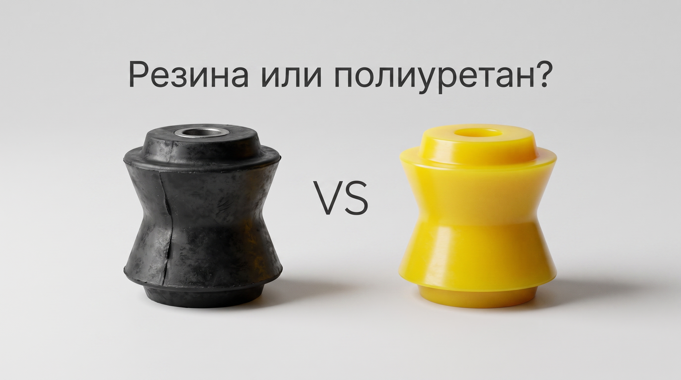 Полиуретан против резины: что выбрать?